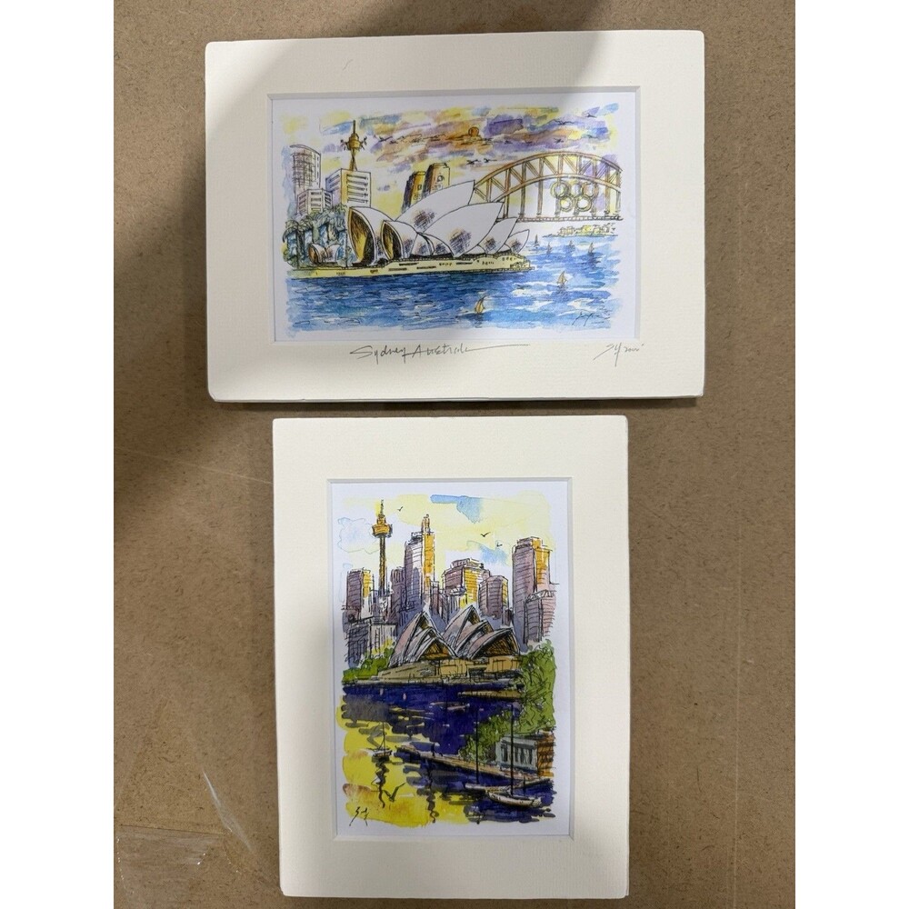 2 Sarah Zhu the Sydney Opera House and Harbour Bridge Art